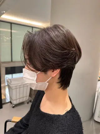 ミディアム パーマ メンズ unopulir 景山　凌のヘアスタイル