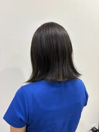 ミディアム カラー 吉村 優妃莉のヘアスタイル