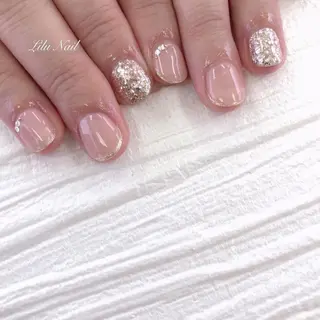ネイル モチの良さ◉ フィルインネイル♡のネイルデザイン