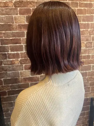 ショート カラー パーマ ヘアアレンジ メンズ キッズ ネイル マツエク・マツパ アイブロウ 久木原 ゆりのヘアスタイル