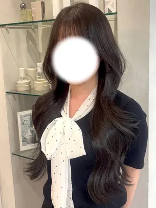 ロング レイヤーカット🍒韓 国ヘア🍒ひかりのヘアスタイル