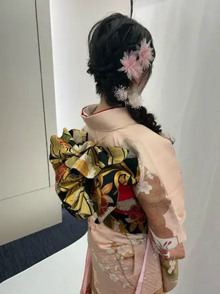 ロング Delight ヘアメイク着付けのヘアスタイル