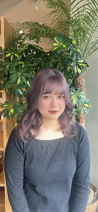 カラー ブリーチカラー/ わきたちえ🌻のヘアスタイル