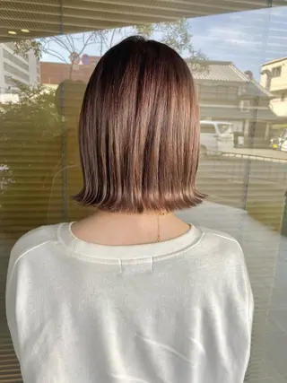 ショート カラー 似合わせ屋さん / ボブ・レイヤーのヘアスタイル