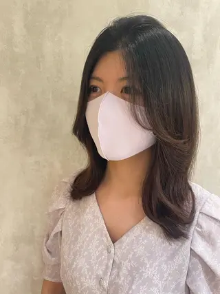 ミディアム 🫧美髪縮毛矯正 🫧SEKIのヘアスタイル