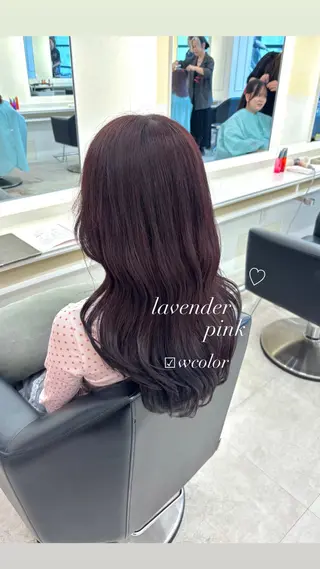 ロング ParveMix🫧 宮﨑 梨里のヘアスタイル