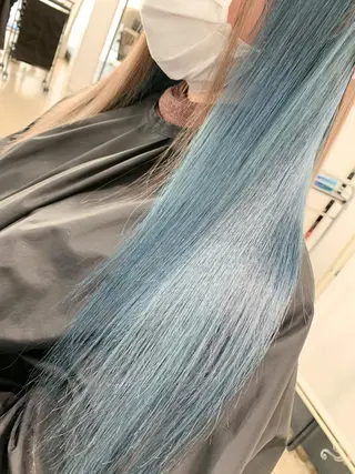 ロング 🍀ケアブリーチ カラー🍀坂井のヘアスタイル