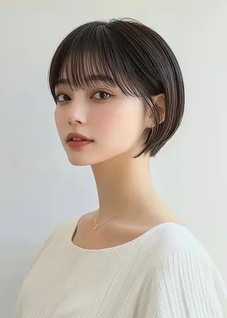 ショート 美髪×縮毛矯正 水上真由美😘のヘアスタイル