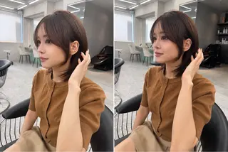 セミロング 顔周り🇰🇷ロンド レイヤー✨カジワラのヘアスタイル