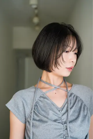 ショート カラー 髪質改善/透明感 松下喬亮のヘアスタイル