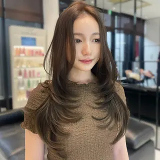 ロング カラー 【韓国❤️海外ヘア】 AYAKAのヘアスタイル