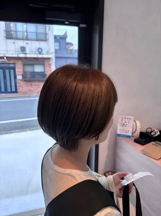 ショート 藤井 楓のヘアスタイル