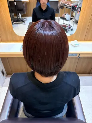 ショート ❤️【暖色カラー】/ HARUKA🍒❤️のヘアスタイル