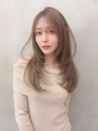 ロング ✨縮毛矯正✨レイヤー ホウダカズヒロのヘアスタイル