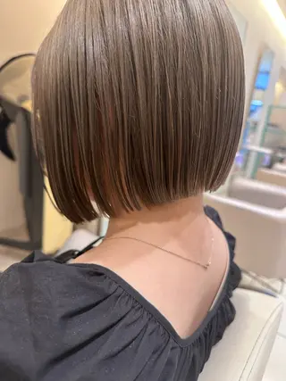 ミディアム 松下仁美 /切りっぱなしボブのヘアスタイル