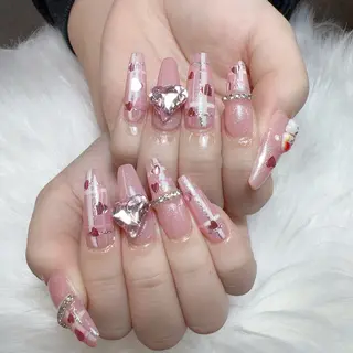 ネイル 🦢Ella💌 長さだし専門店☁️のネイルデザイン