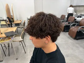 パーマ メンズ メンズパーマ外屋敷 航のヘアスタイル