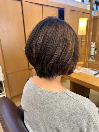 ショート 横山 美由紀のヘアスタイル