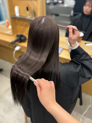 ロング カラー トレンドカラー🥣/ ヘアアレンジ✩.*˚のヘアスタイル