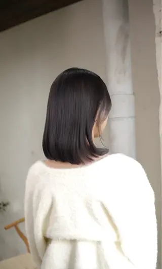 ミディアム カラー ブリーチなし透明感 カラー/チサト🌿のヘアスタイル