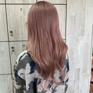 ロング カラー 柔らかいbeige ¦韓国¦🩰マユ🩰のヘアスタイル