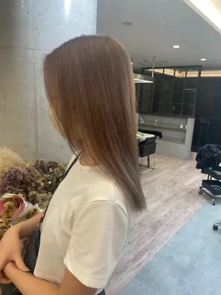 ロング ♡似合わせ ♡ハイトーン♡のヘアスタイル