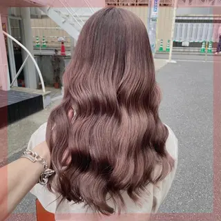 ロング カラー ヘアアレンジ メンズ キッズ マツエク・マツパ ブリーチの髪様 MASATOのヘアスタイル
