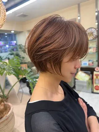 ショート カラー Earth.加來祥依 ✂︎大分のヘアスタイル