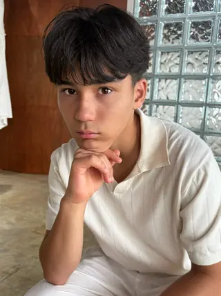 ショート メンズ 鈴木 颯真ウィリアムのヘアスタイル