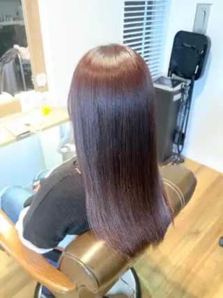 カラー ロング 堀 望美のヘアスタイル