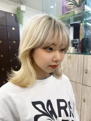 ミディアム 長尾 晃汰のヘアスタイル