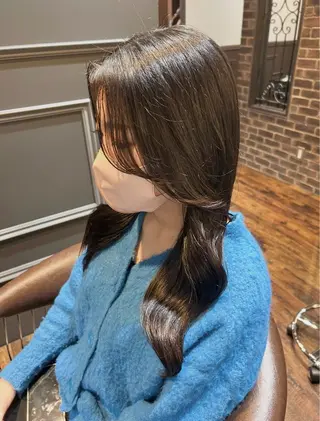 セミロング ヘアアレンジ 李奈🌼レイヤー/ 透明感カラーブリーチのヘアスタイル