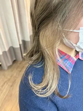 ミディアム カラー 🌱ケミカル美容師 未来を綺麗に🌱優吾のヘアスタイル