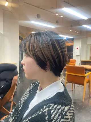 ショート 🍃○岡 |  Maruokaのヘアスタイル