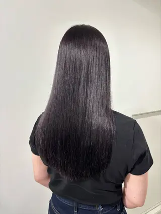 セミロング カラー 韓国風レイヤー透明感 艶髪カラー/岡田悠希のヘアスタイル