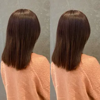 セミロング み うのヘアスタイル