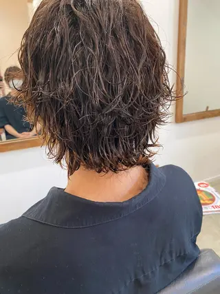ショート パーマ メンズ Lumo Yu-kiのヘアスタイル