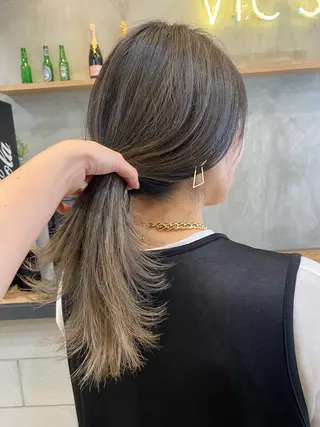 ロング カラー 🌷あべまゆこ🌷 予約はお店アプリまでのヘアスタイル