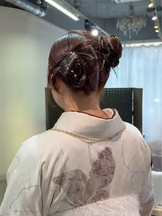 セミロング ヘアアレンジ メンズ/ハイトーン /miu 🌺❤︎のヘアスタイル