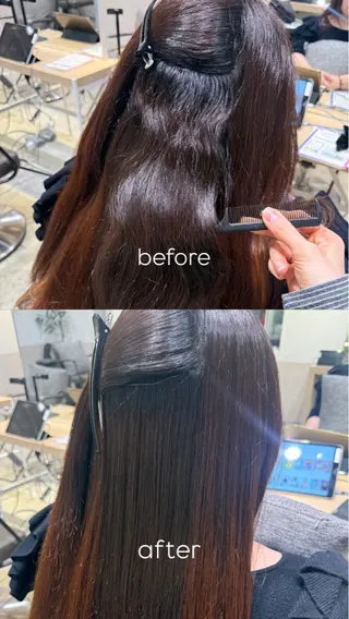 ロング 山本 あのんのヘアスタイル