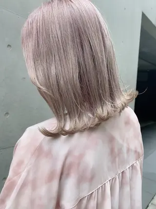 ミディアム カラー ✨艶髪✨ 奈須晴香のヘアスタイル