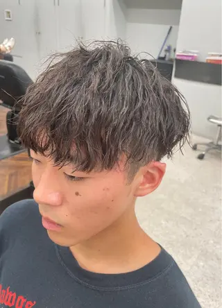 パーマ メンズ 京都河原町 メンズパーマ助川龍哉のヘアスタイル