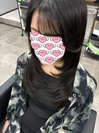 セミロング sense. みなとのヘアスタイル