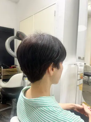 ショート カラー 透明感カラーショート ボブツムギ♡のヘアスタイル