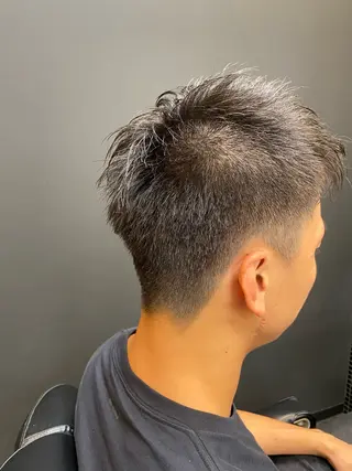 ショート メンズ メンズパーマモデル 大募集中のヘアスタイル