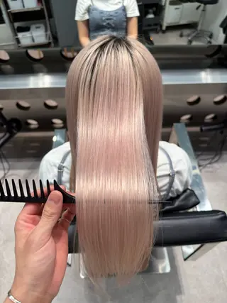 カラー カラー/縮毛矯正✨ 瑠依のヘアスタイル