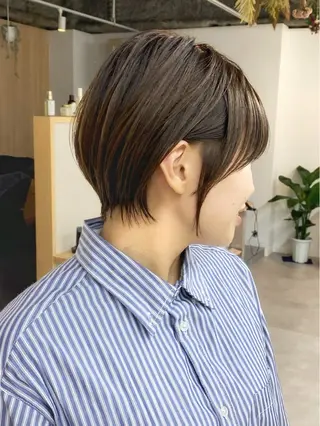 ショート カラー 当日予約🆗ショート /ハイライト/松本のヘアスタイル