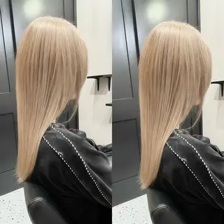 ミディアム Y Uのヘアスタイル