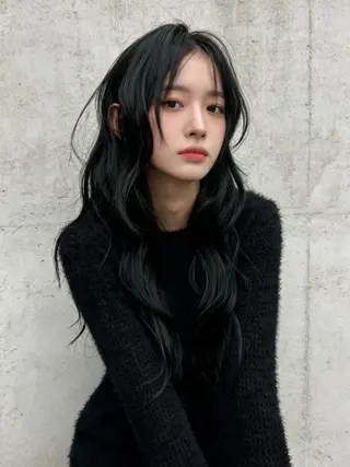 ロング ウルフカット 811 大阪梅田 ウルフのヘアスタイル