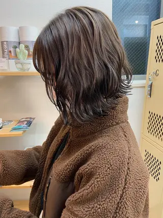 ミディアム SUNC/🤎 オオクマ　カナエ🤎のヘアスタイル